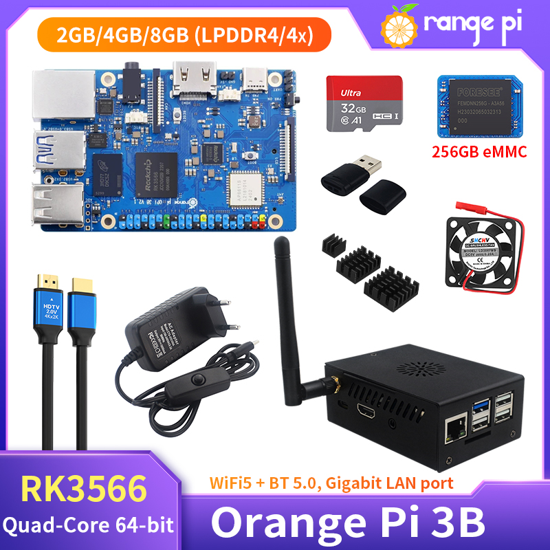 Orange Pi 3B 8GB 4GB 2GB Ram R - огляд і ціна Rockchip Rk3588 Development Board