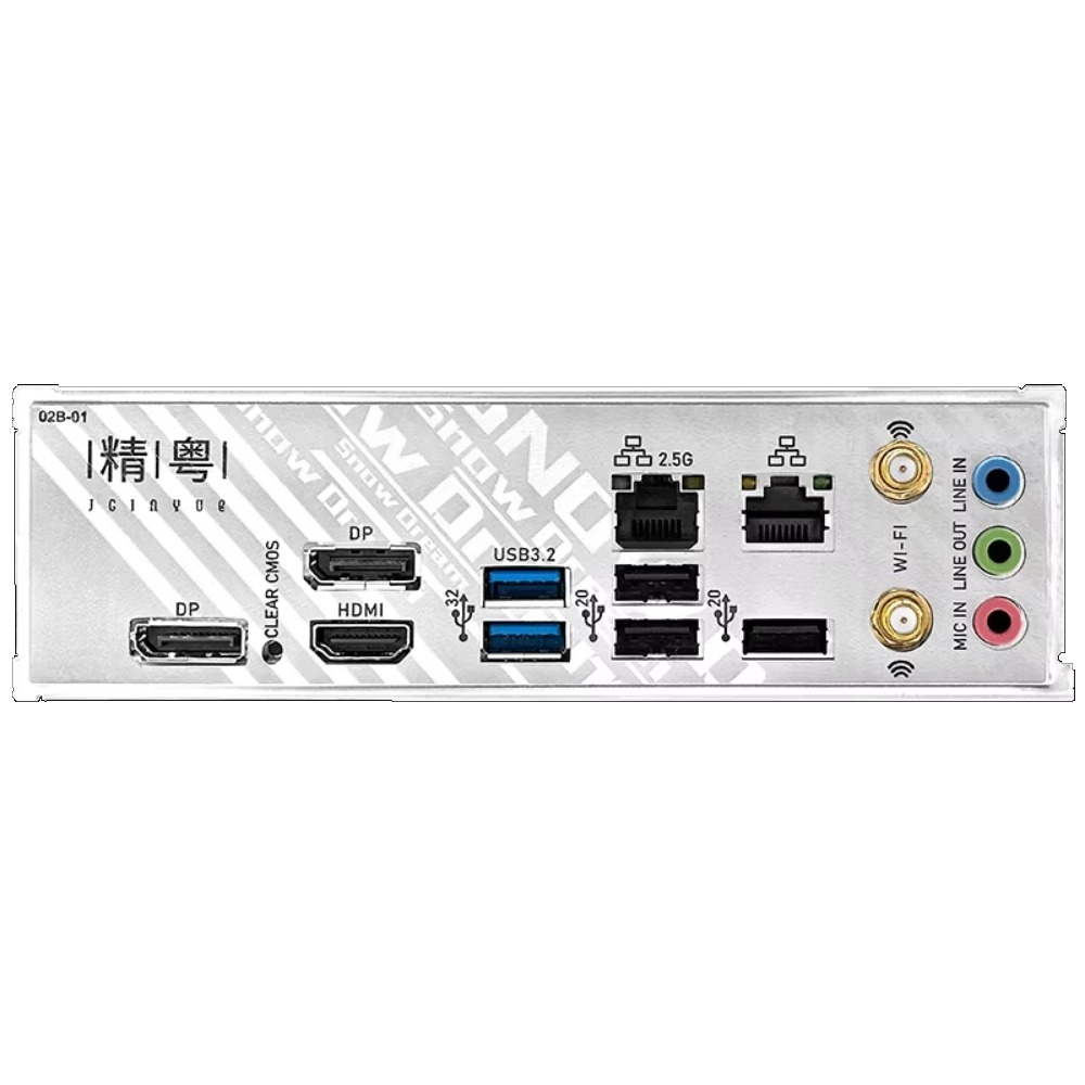 JGINYUE  B760i-Snow Dream  Mot - огляд і ціна Lga1700 Itx Motherboard Ddr5