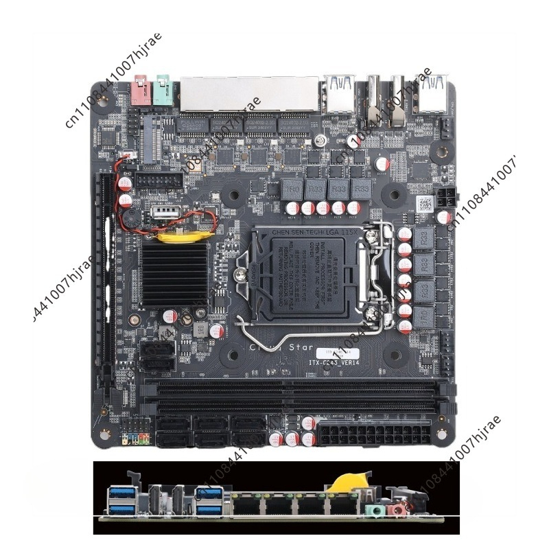 Mini ITX C246 NAS Motherboard  - огляд і ціна Nas Motherboard 8 Sata Mini Itx